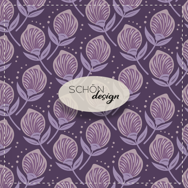 abstract violet flower