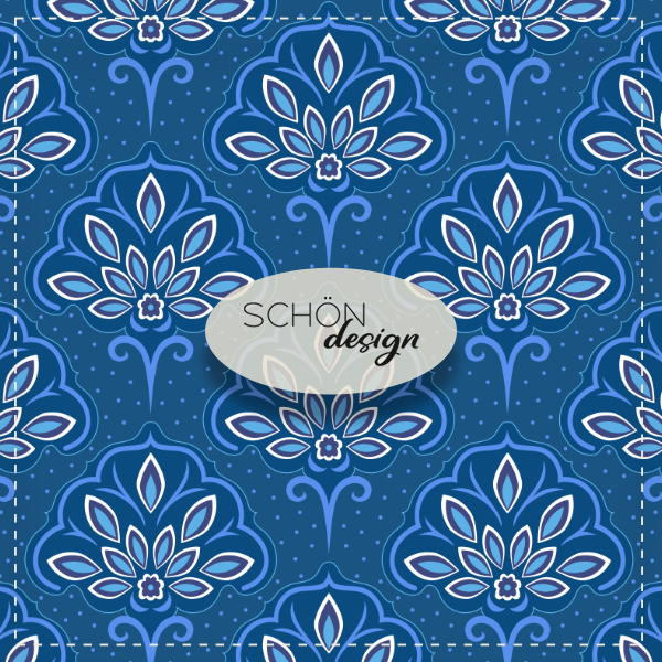 damask blue
