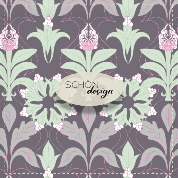 jugendstil-blume-lila