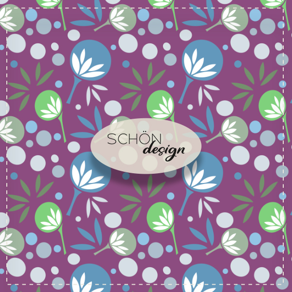 abstrakte bluete fuchsia