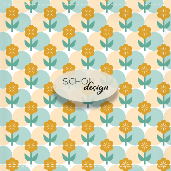 muster miniblume gelb