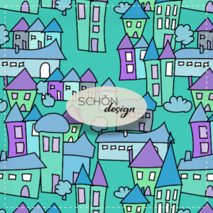 muster bunte stadt